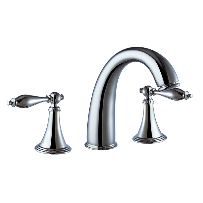 Dual-Handle Split Basin Faucet