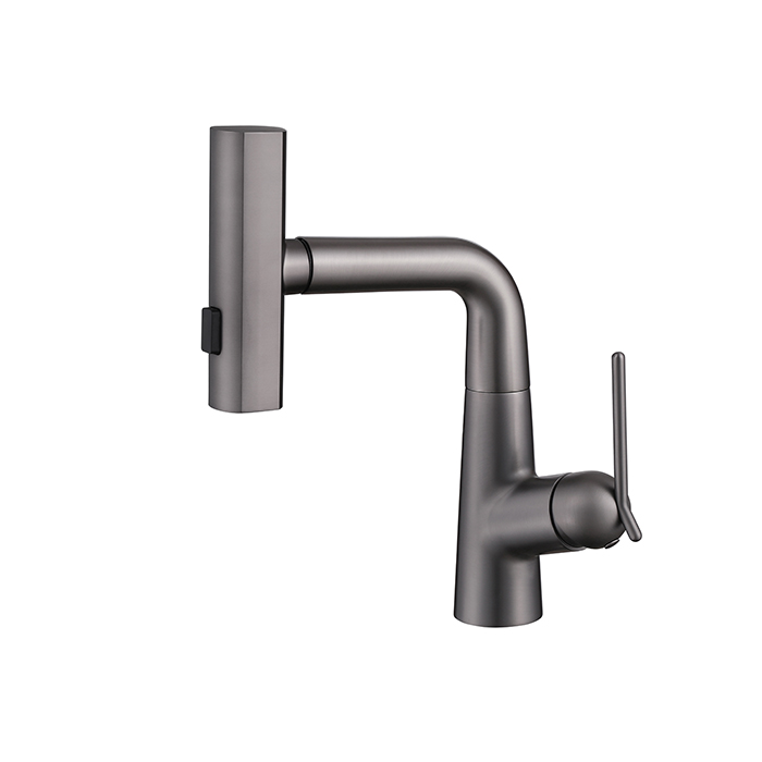 Retractable Basin Mixer with Lift Feature