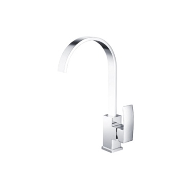 Stainless Steel Single-Handle Sink Faucet