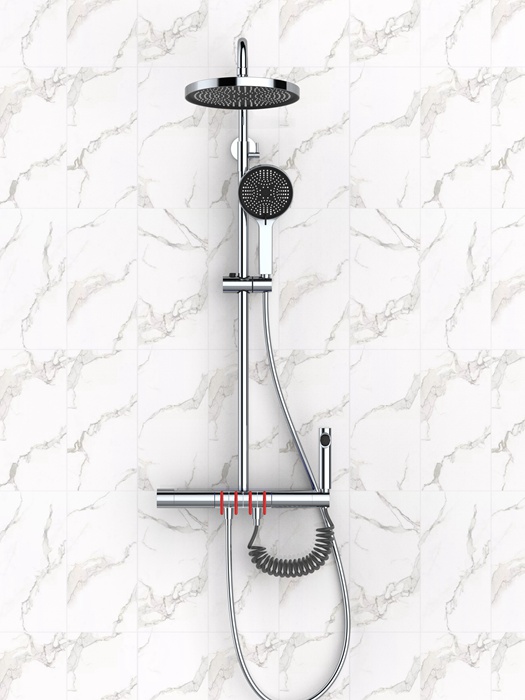 Thermostatic Shower System for Bathroom