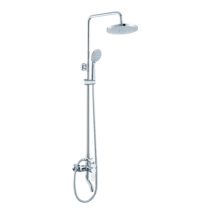 Thermostatic Shower System with Rainfall Shower